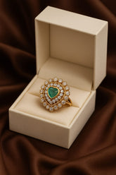 Zircon Ring-142 (Mint Green)
